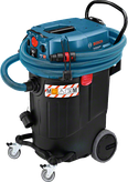 Bosch GAS 55 M AFC corded dust extractor, 43 liter capacity.