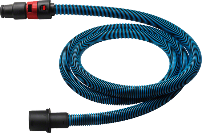 Bosch antistatic hose with bayonet lock adapter.