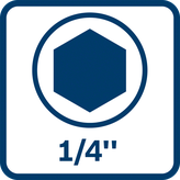 Bosch GDR 18V-220 cordless impact driver, ProCORE battery.