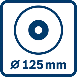 Disc diameter 125 mm