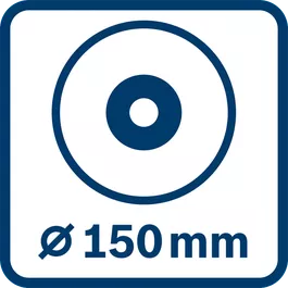 Disc diameter 150 mm