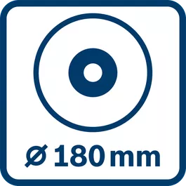 Disc diameter 180 mm