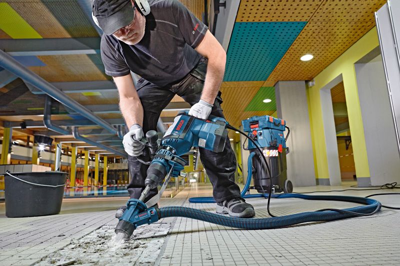 Bosch 1x PRO SDS max Tamping Plate (voor Grind, Bodem, mm, Professional Accessoires Boorhamer, Breekhamer