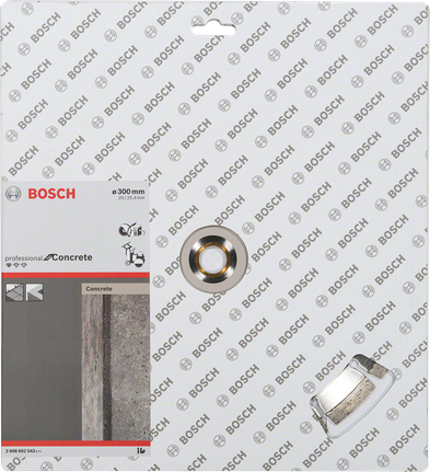 Bosch 300 mm concrete diamond cutting disc.