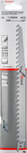Bosch S1542K reciprocating saw blade for wood.