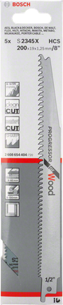 Bosch S2345X Progressor for Wood jigsaw blade pack.
