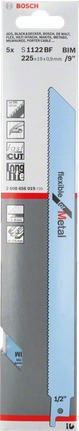 Bosch S 1122 BF Flexible for Metal reciprocating saw blade.