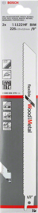Pallet Repair S1122HF Fast Reciprocating Saw Blade, 2 pcs Bosch S1122HF 9″ wood and metal saw blade.