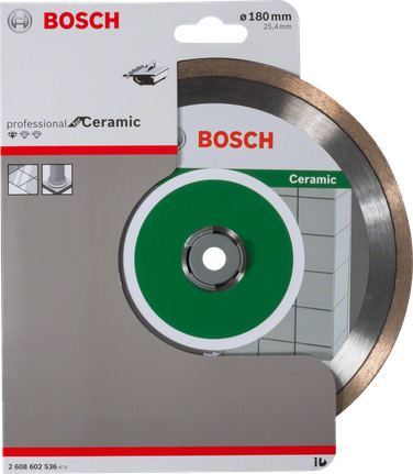 Bosch ceramic cutting disc for tiles, 180mm.