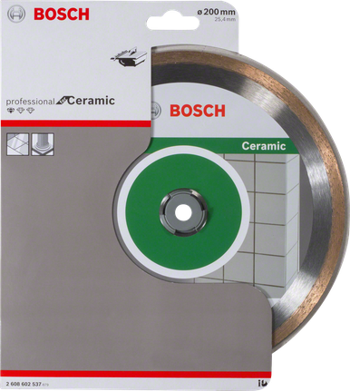 Bosch ceramic diamond cutting disc 200 mm.