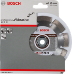 Bosch abrasive diamond cutting disc for masonry.