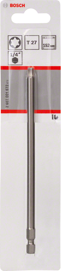Bosch T27 152mm extra-long torx screwdriver bit.