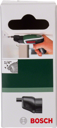 Bosch 1/4″ angle adapter packaging.
