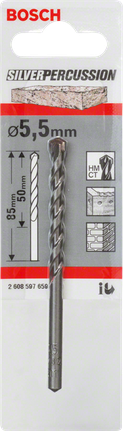 Bosch 5.5mm CYL-3 concrete drill bit.
