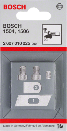 5-piece Shear Blade Sets for Universal Shears GSC 2.8, sheet metal Bosch 5-piece shear blade set for GSC 2.8 sheet metal.