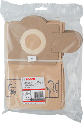 Paper filter bags Bosch paper filter bags 5 pack.