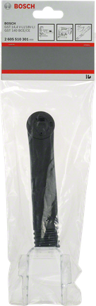 Dust extraction for GST 14,4 V-LI / 18 V-LI and GST 140 CE/BCE Professional Bosch dust extraction adapter for GST jigsaw.