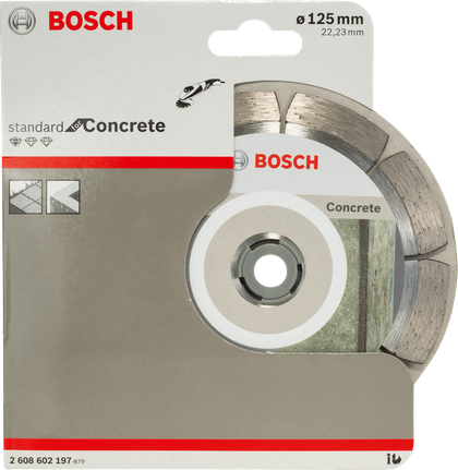 Bosch diamond cutting disc for concrete 125mm.