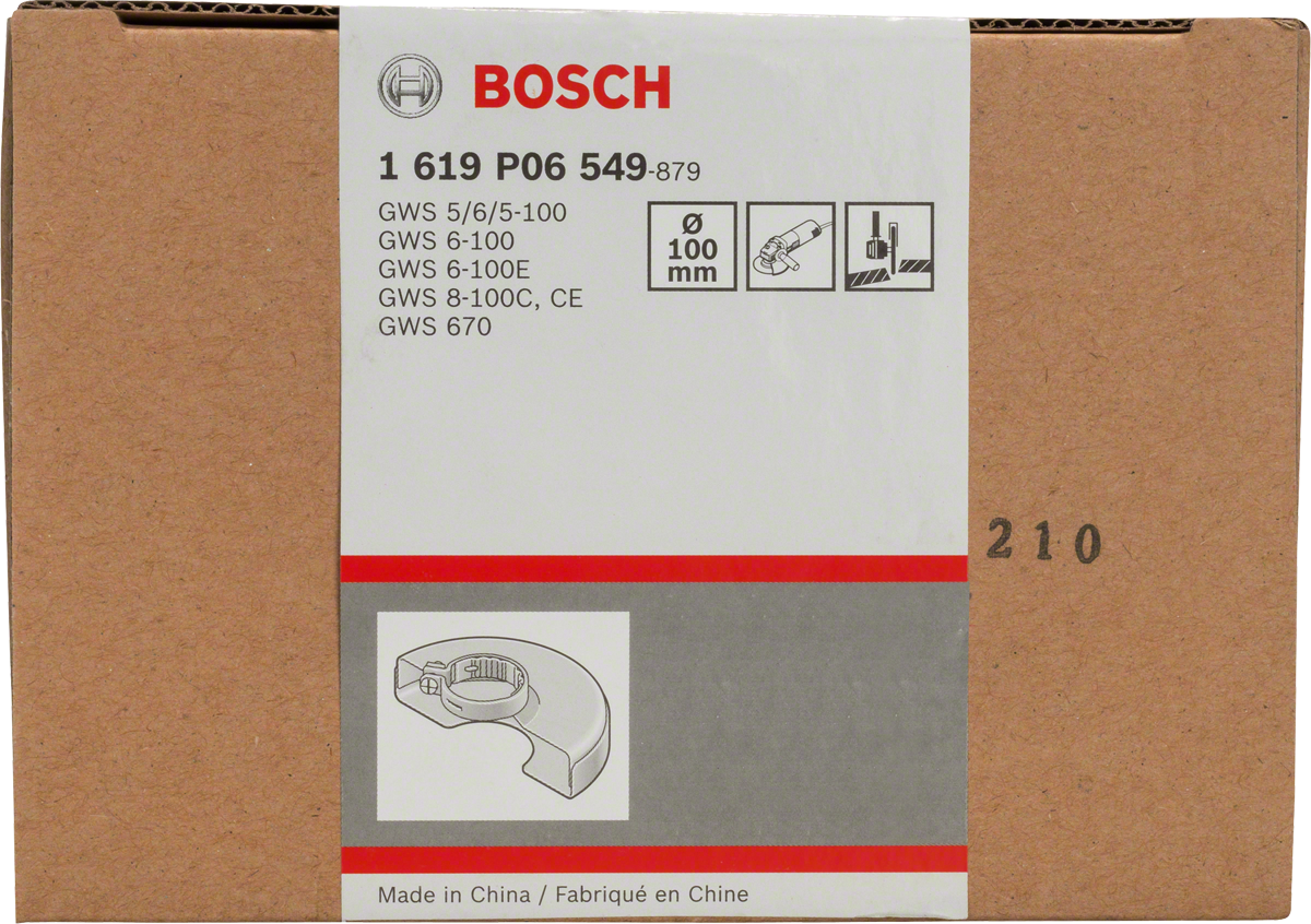 Bosch protective guard with cover 100 mm.