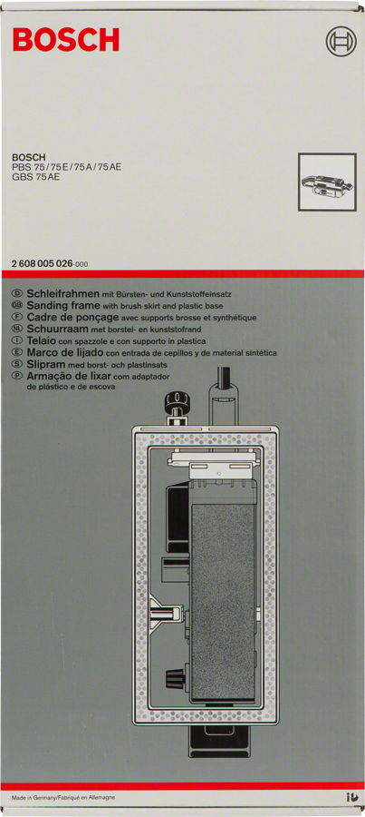 Bosch sanding frame accessory 3/8″.