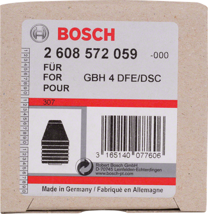 Bosch replacement chuck for GBH 4 DFE/DSC rotary hammers.