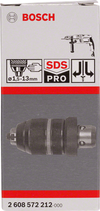 Bosch SDS Pro drill chuck 1.5-13mm for rotary tools.