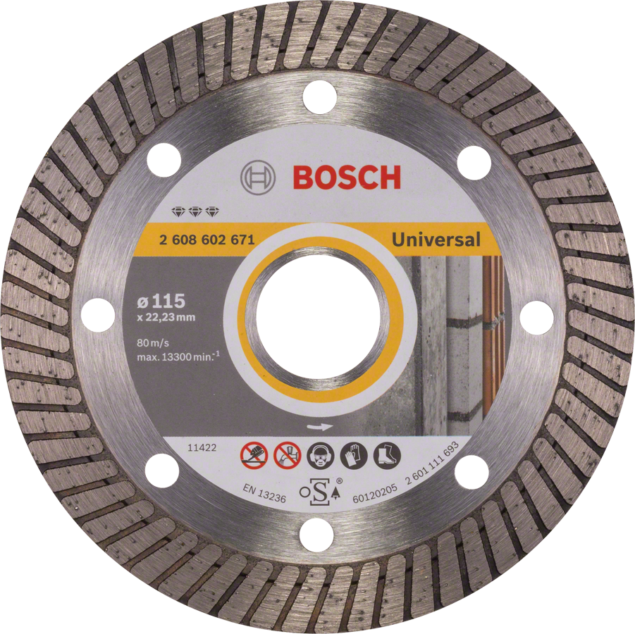 Bosch diamond cutting disc Best for Universal Turbo 115 mm.