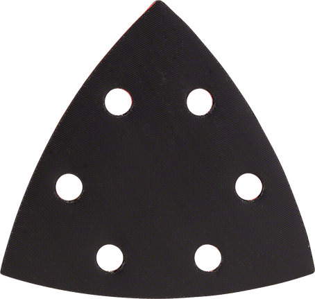 Bosch sanding plate for multi-tool with dust extraction holes.