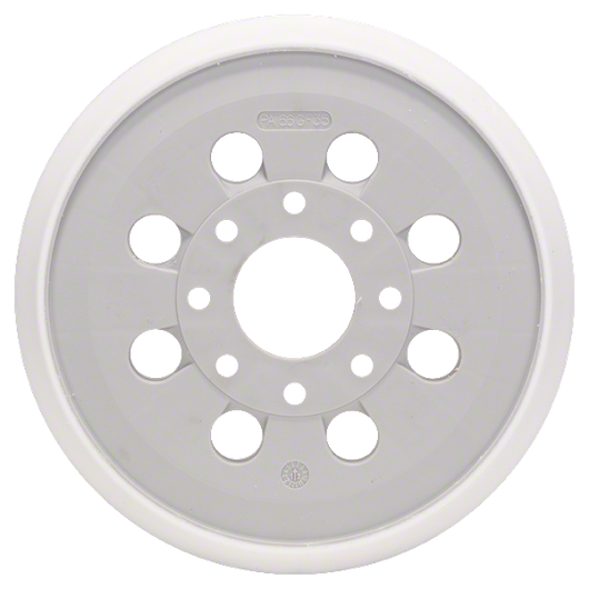 Bosch soft sanding pad 125 mm with 8 holes.