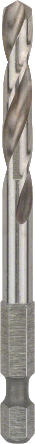 Bosch HSS-G pilot drill bit with hexagon shank.