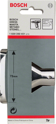 Bosch 75mm flat jet nozzle.