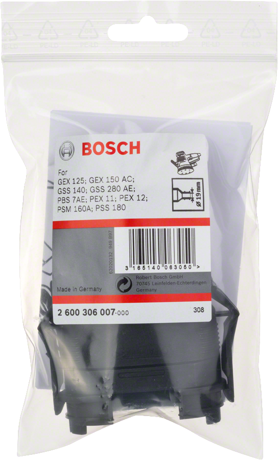 Bosch adapter set 65×37mm.