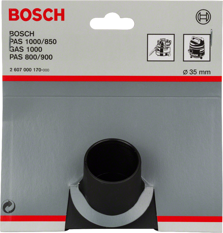 Bosch coarse dirt nozzle 35mm for PAS and GAS vacuums.