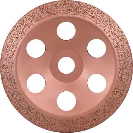 Tungsten carbide grinding head Bosch tungsten carbide grinding head fine, angled wheel.