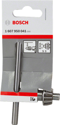 Bosch drill chuck key 8mm with metal shaft.