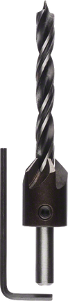 Bosch wood drill bit with 8 mm diameter and countersink.
