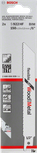 Bosch S 922 HF flexible wood and metal saw blade.