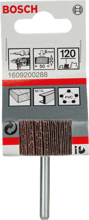 Flap wheels Bosch flap wheel 120 grit.