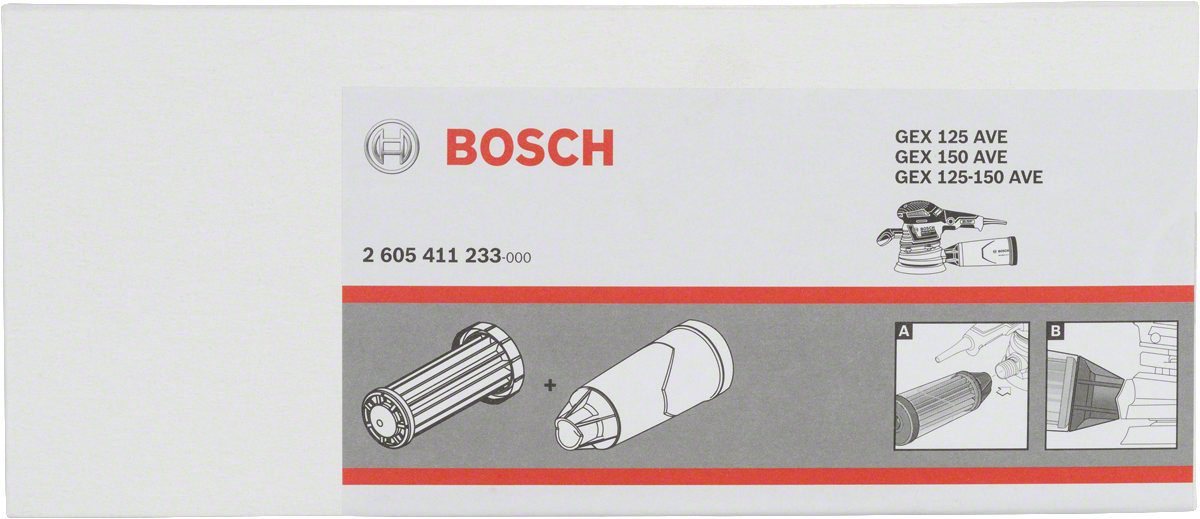 Bosch dust box and filter GEX 125-150 AVE.