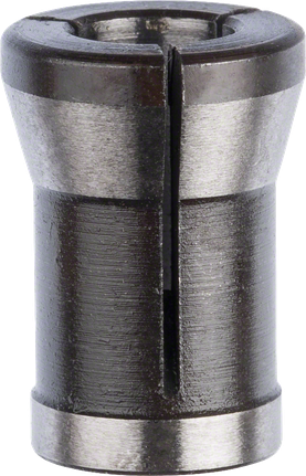 Collet without locking nut Bosch 1/4 inch collet without locking nut.