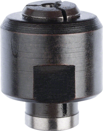 Bosch collet with locking nut 3 mm diameter.