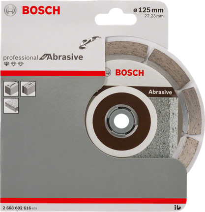 Bosch abrasive diamond grinding wheel for concrete.