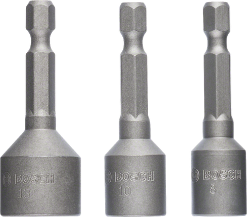 3-piece nutsetter pack 8/10/13 mm Bosch 3-piece nutsetter set 8 10 13 mm.