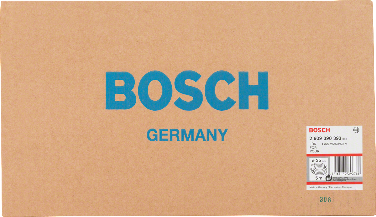 Bosch dust extractor hose 35mm 5m.
