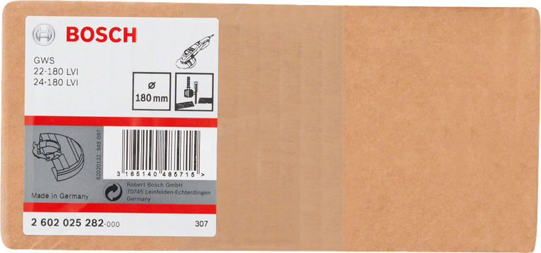 Protective guard with cover Bosch protective guard with cover 180mm.