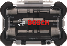 Bosch magnetic nutsetter set in protective case.