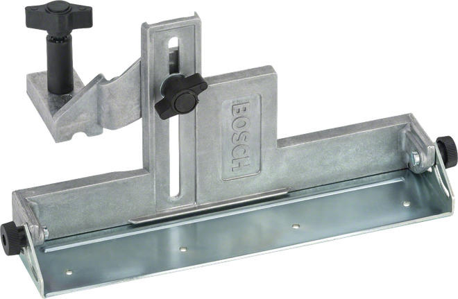 Bosch parallel and angle guide for precise cutting.