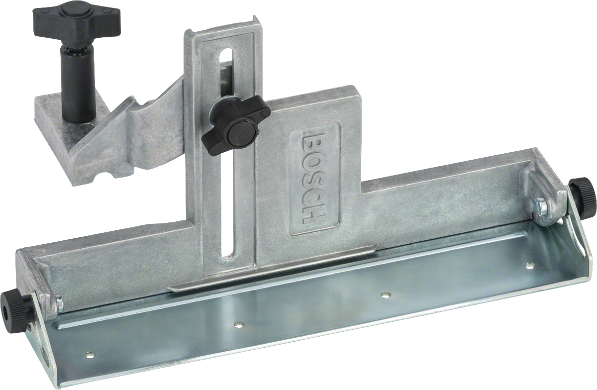 Bosch parallel guide for precise cutting.