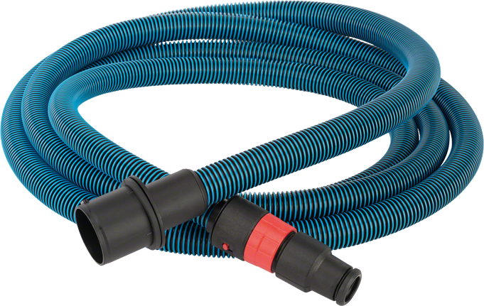 Antistatic Hoses with Bayonet Lock and Adapter Bosch antistatic hose with bayonet lock, 5m length.