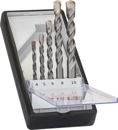 Bosch 5-piece Robust Line CYL-3 concrete drill bit set.